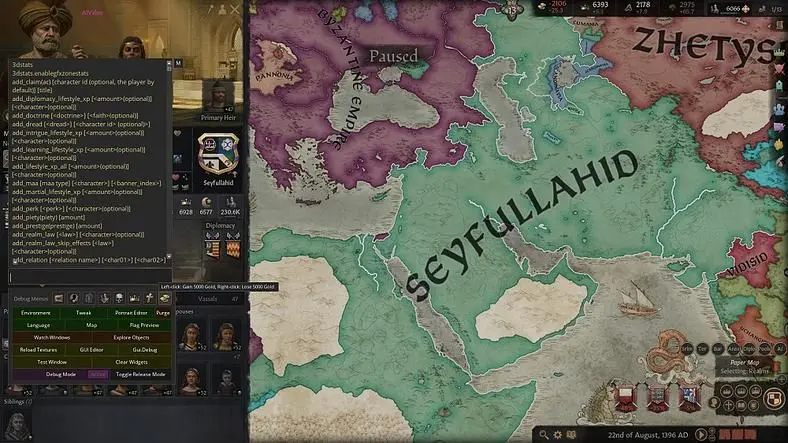 Crusader Kings 3 Console Commands and Cheats