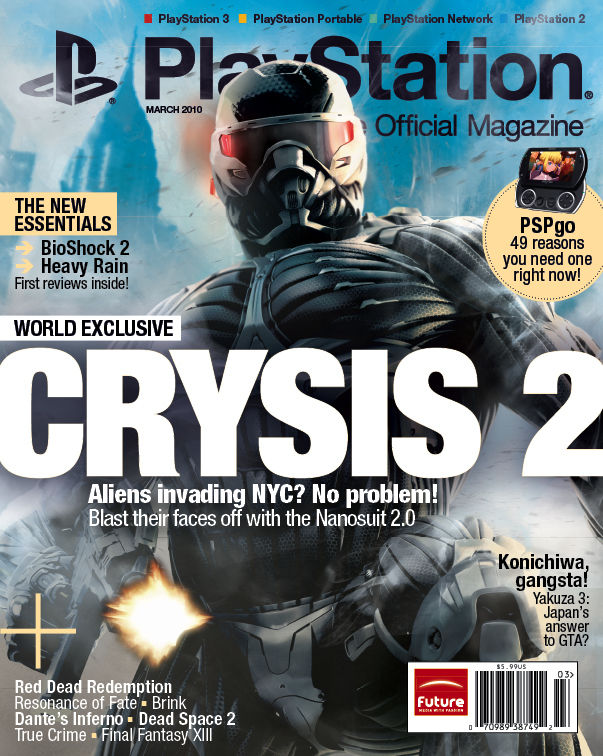 Crysis 2's "Nanosuit 2.0." fights off "aliens invading NYC" says mag