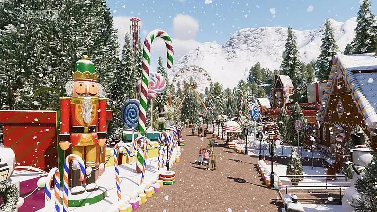 Planet Coaster 2's Update 8 Releases in Early December, Bringing Festive Cheer, Scalable Animated Scenery, and More