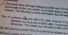 Rumour: New PS3 SKU removes HD from component cables