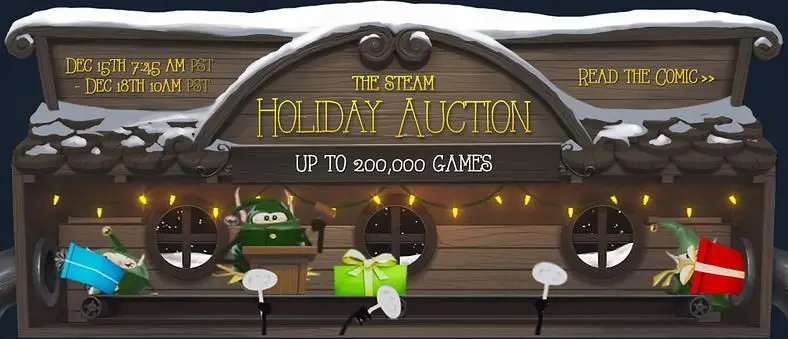 Valve closes new Steam Holiday Auction amid exploits of gem system