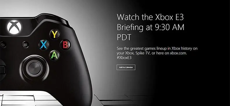 E3 2015: Microsoft's Xbox E3 Briefing live today @ 9.30am PDT / 5.30pm GMT+1 - Watch it here! FINISHED