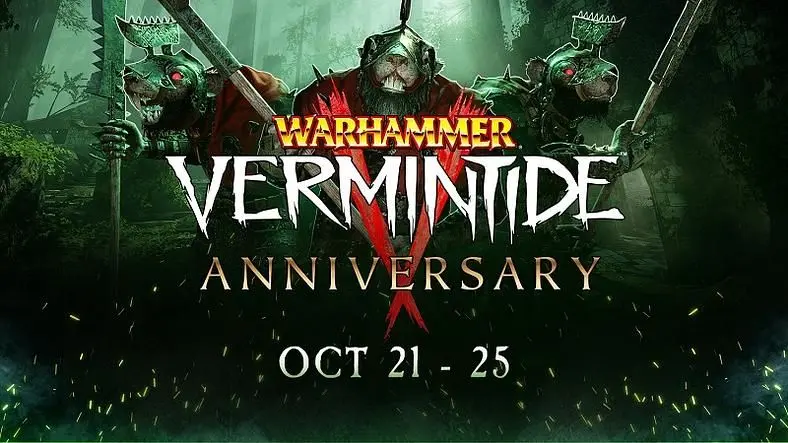 Fatshark Celebrates Vermintide's Fifth Anniversary With A Free Megalodon Hat, Community Challenge and Discounts