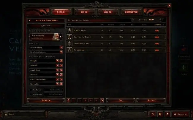Diablo III real-money auction house launching 29th May