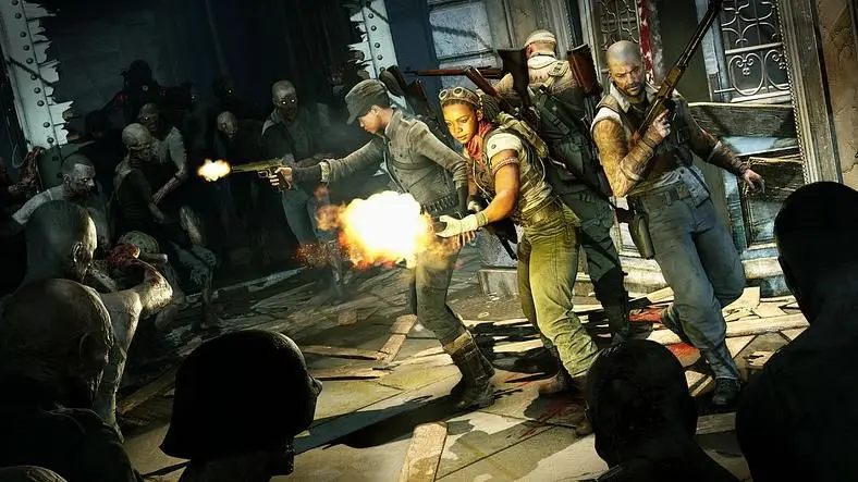 We're currently in the killin' Nazi zombie business, and business is booming.