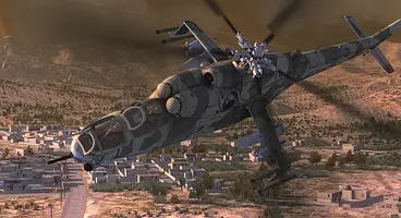 Combat flight simulator Air Missions: Hind hits Steam Greenlight