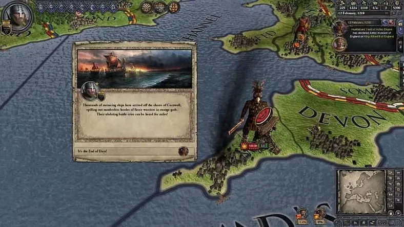 Aztecs invade Crusader Kings II today in new DLC