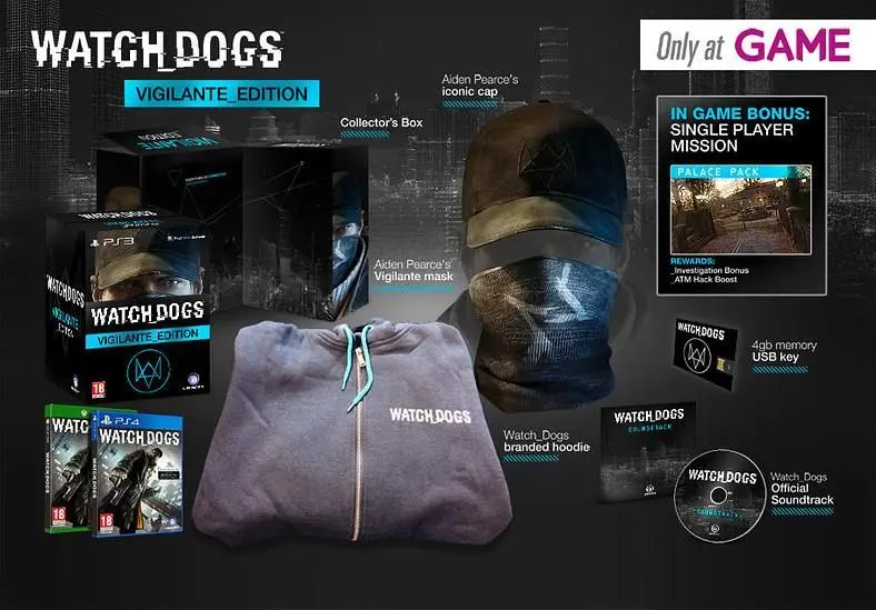 Watch Dogs receives 'Watch Dogs 'Premium Vigilante Edition' for £110
