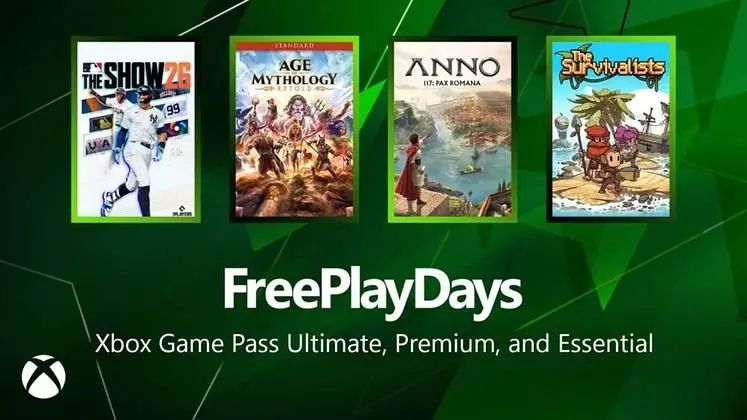Xbox Game Pass Free Play Days this weekend include Anno 117: Pax Romana, Age of Mythology: Retold, and more