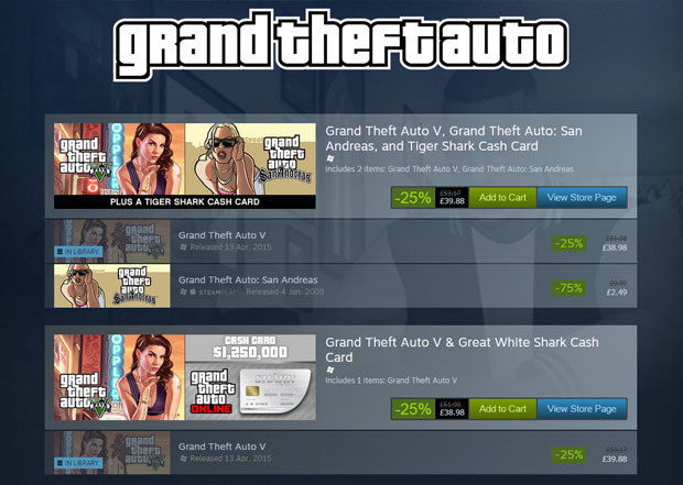 Advertising Standards Authority rules Valve misled customers with Grand Theft Auto V Steam Sale