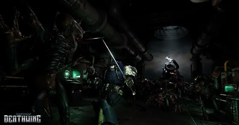 Being hunted through a creaking deathtrap by a horde of slavering monsters is actually one of the more relaxing jobs in the 40K universe.