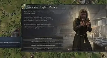 Inspirations Are "the most significant means" Through Which You Obtain Artifacts in Crusader Kings 3: Royal Court