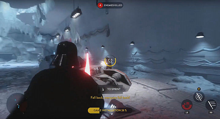 Star Wars: Battlefront features a Darth Vader mini-game to kill all Rebel scum