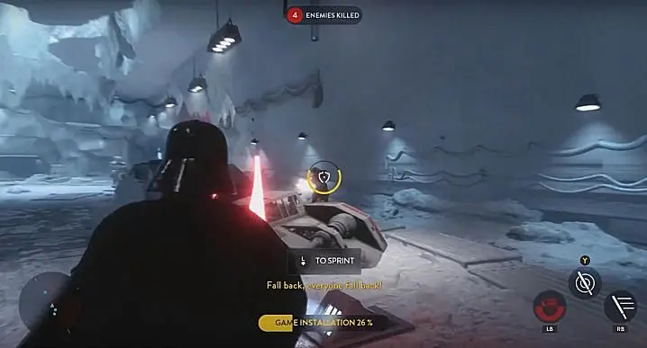 Star Wars: Battlefront features a Darth Vader mini-game to kill all Rebel scum