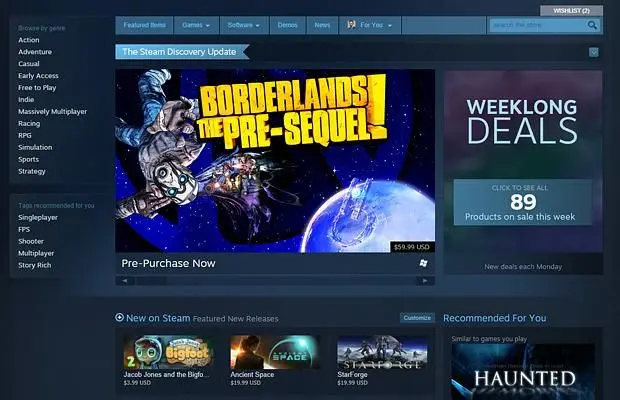 Valve sees no long-term benefit in allowing ads on Steam