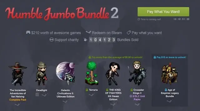 The Humble Jumbo Bundle 2 is pretty ridiculous