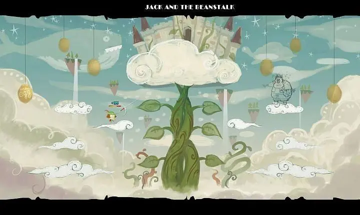 Spicy Horse working on Jack and the Beanstalk project