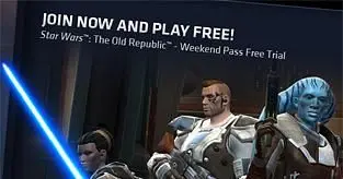 Free weekend for Star Wars: The Old Republic, available to first-timers