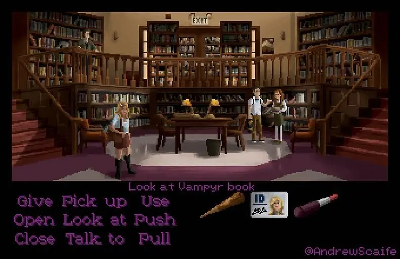 Buffy the Vampire Slayer gets re-imagined as a classic LucasArts adventure