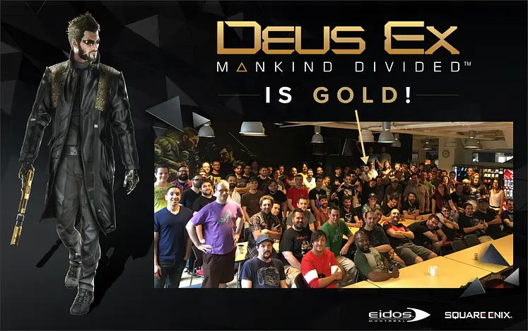 Deus Ex: Mankind Divided is gold, out this month
