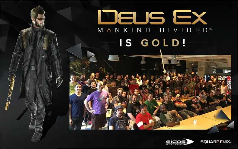 Deus Ex: Mankind Divided is gold, out this month