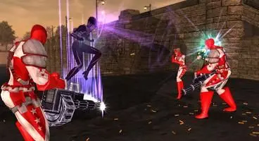 A city packed with bulging muscles, ambiguous spandex suits and a “blast now, ask questions later” justice policy.