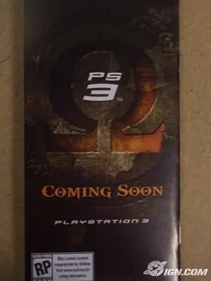 God of War 3 for PS3 "coming soon"