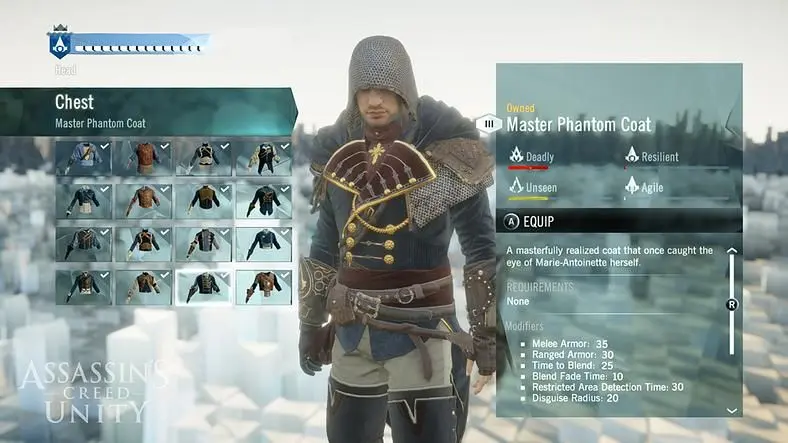 Ubisoft reveals character progression system in new Assassin's Creed Unity video