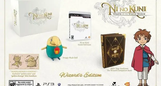 Wizard's Edition of Ni No Kuni: Wrath of the White Witch revealed