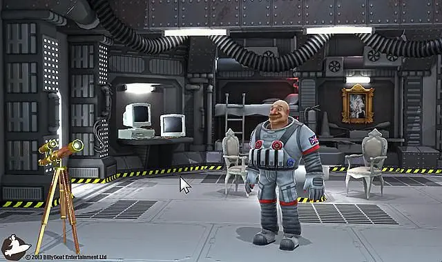 A patriotic space adventure for keen Anglophiles arrives on Kickstarter, sense of humour intact.