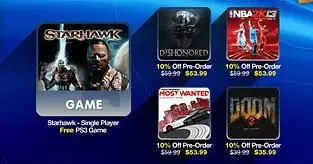 US PlayStation Store update adds Starhawk, FIFA 13 and Dead or Alive 5