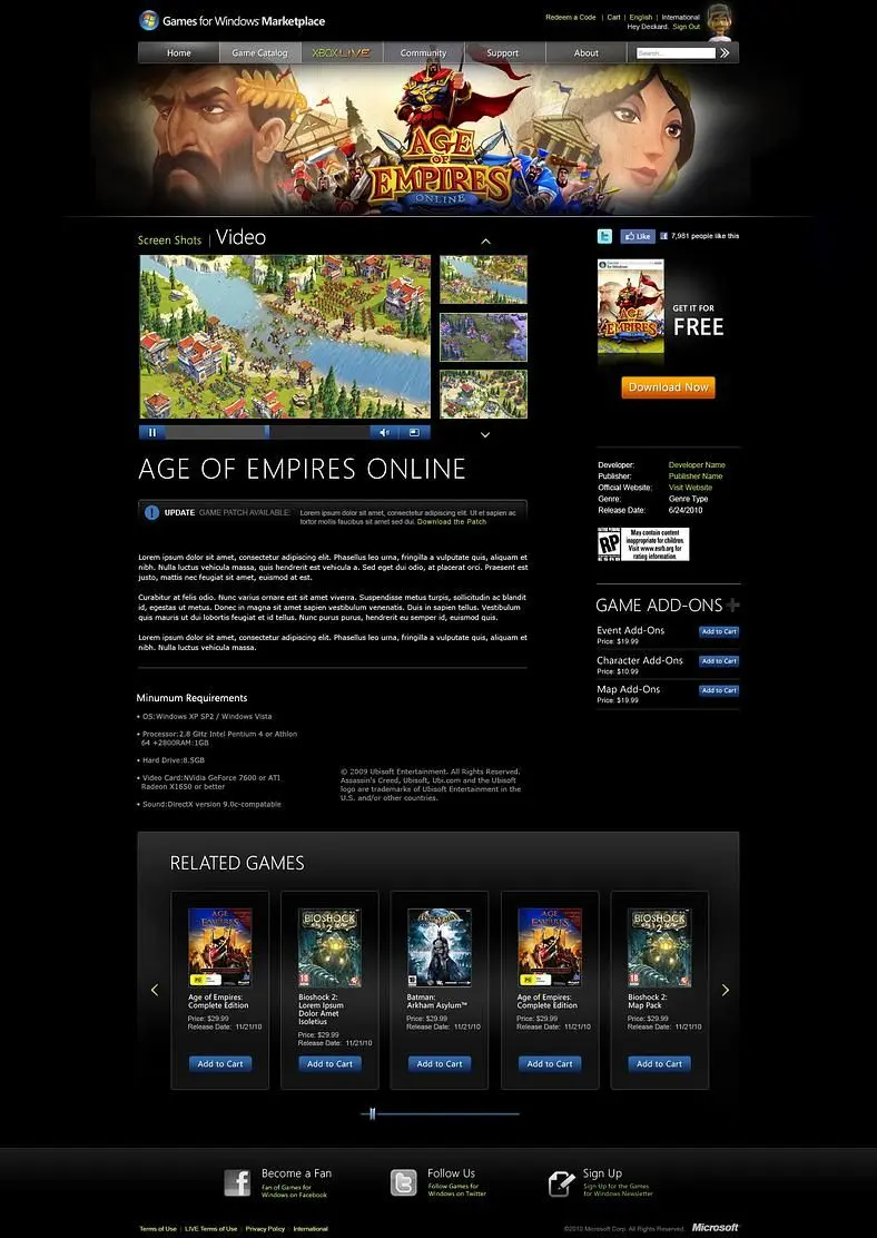 Strategy Informer Special (Part One): Games for Windows Live Marketplace