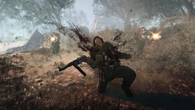 Nick Horth is a hard-bitten journalist taking the fight to a facist regime. Then he plays Enemy Front.