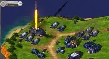 Real-Time Strategy Game Tactical Warfare Pits Two Human Factions Against Each Other