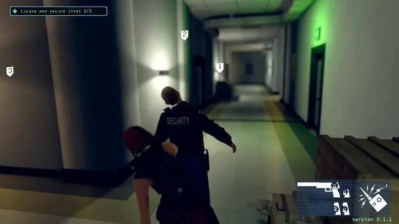 90s styled stealth action with an asymmetric coop multiplayer twist.
