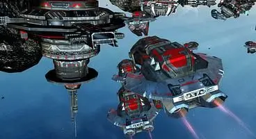 So along comes Sins of a Solar Empire, looking to fill up that black hole with a meaty asteroid of RTS gameplay.