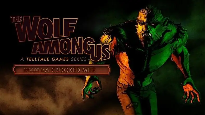 Wolf Among Us Episode 3 art shows a really angry Bigby Wolf