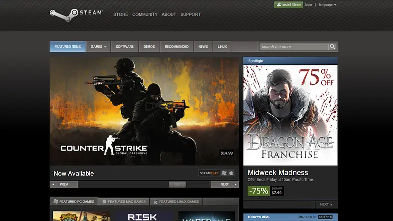 Report: Steam added 3000 new games in 2015, $3B in sales were made