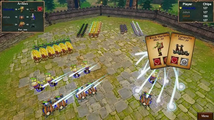 Card autobattler Poker Warlords updates Steam demo, sets 2026 release