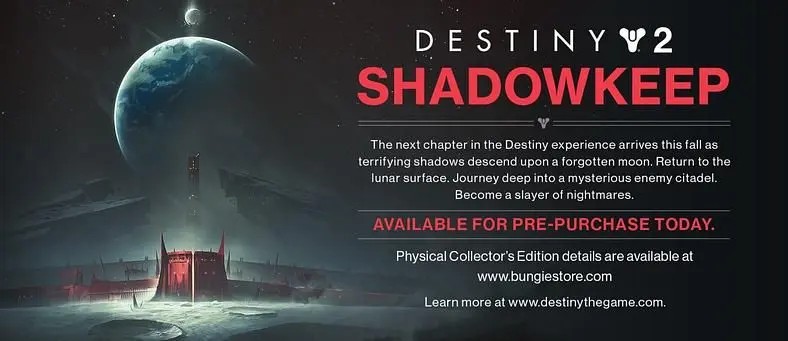 Destiny 2 Shadowkeep DLC - What do we know?
