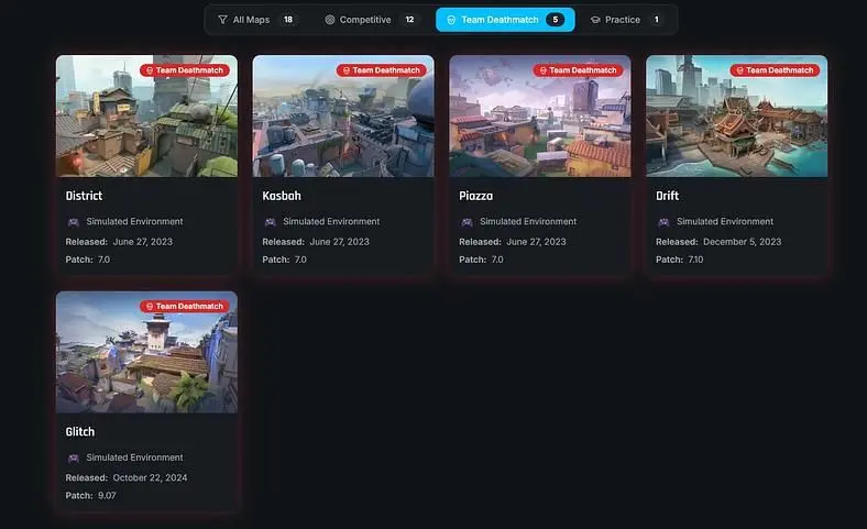Guides / The Complete List of Valorant Maps Names (2025 Rotation Guide)