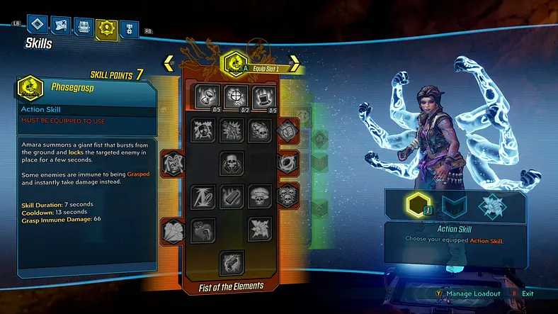 Borderlands 3 Amara Skill Trees - All Siren Abilities and Skills