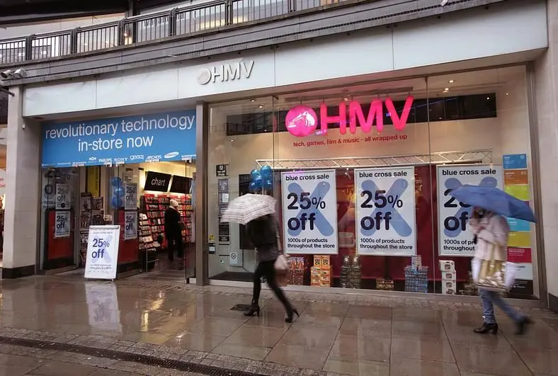 HMV officially going into administration
