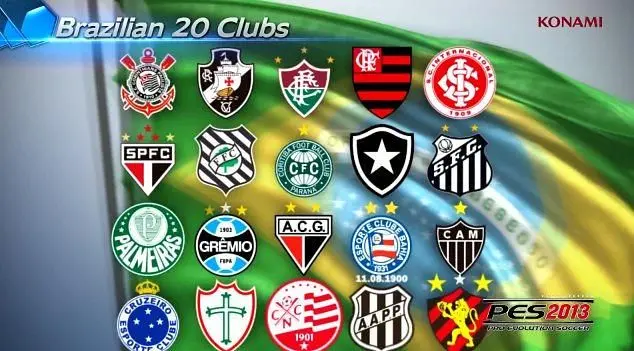Brazilian soccer league added to PES 2013 roster