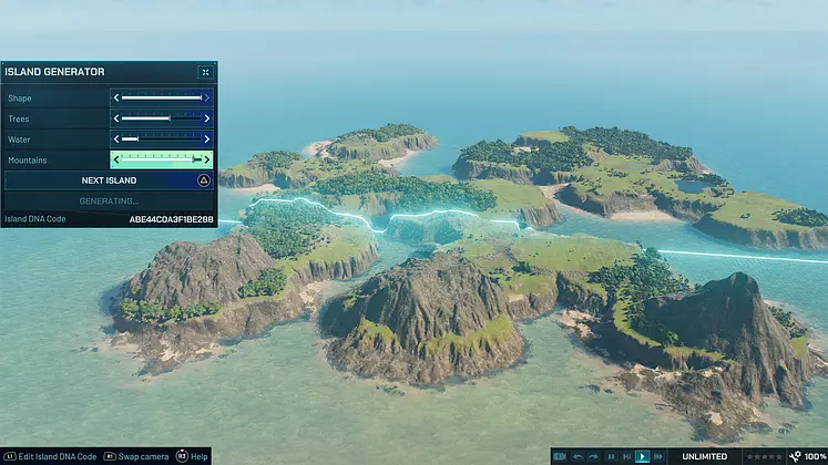 Jurassic World Evolution 3 getting island generator at launch, Frontier surprise-announces