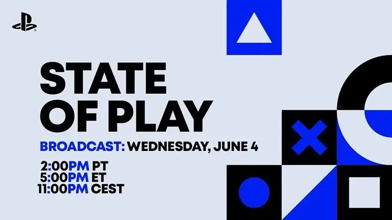 PlayStation State of Play set for June 4th featuring 40 minutes of gameplay and announcements