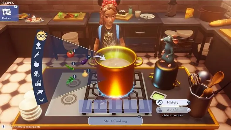 How to make the Disney Dreamlight Valley ratatouille recipe