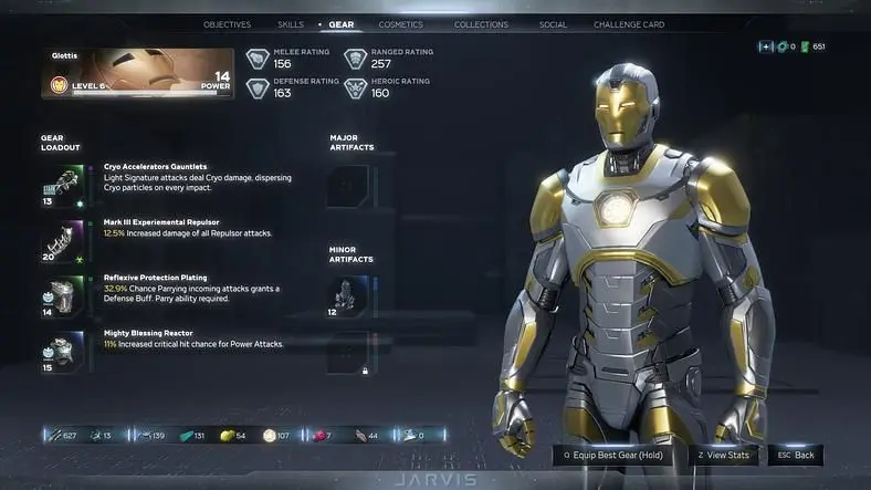 Marvel Avengers Level and Gear Guide
