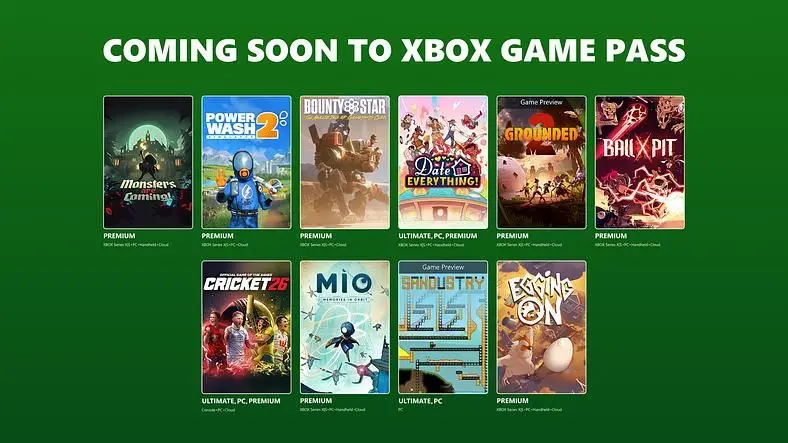 Games Coming to Xbox Game Pass in 2026 - August Wave 1: Gears of War: E-Day Open Beta, Beast of Reincarnation & More