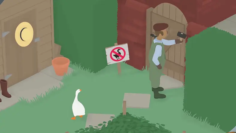 Untitled Goose Game How to Get Hat - Make the groundskeeper wear his sun hat